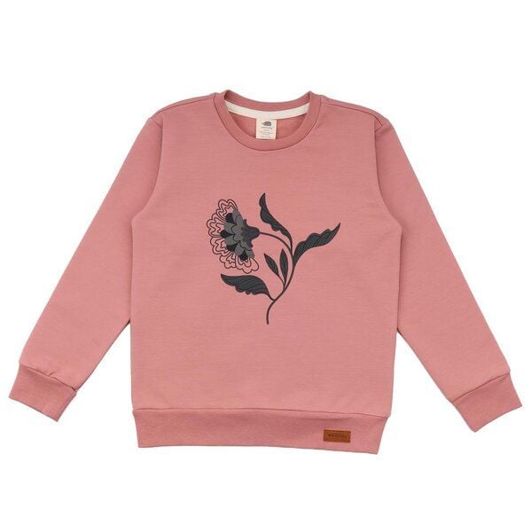 Baby Sweatshirt Bio-Baumwolle pink - Walkiddy Cheerful Flowers - GOTS zertifiziert, umweltfreundlich, allergikerfreundlich. Ideal für nachhaltige Modebewusste. von Walkiddy