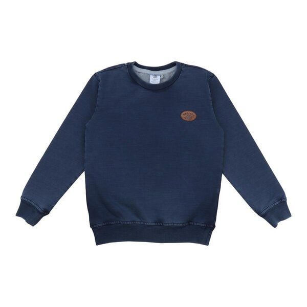 Baby Langarmshirt Dunkelblau Bio-Baumwolle Walkiddy GOTS-zertifiziert - Nachhaltig & Umweltfreundlich von Walkiddy