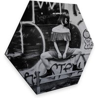 Wall-Art Bild "Japan Streetstyle Graffiti", (Im modernen Stil) von Wall-Art