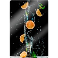 Wall-Art Glasbild "Belenko Splashing Lemonade", (Set) von Wall-Art