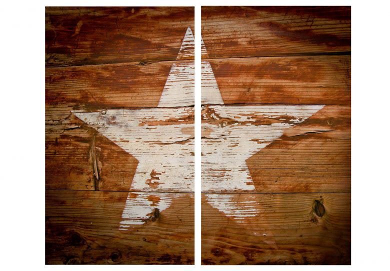 Wall-Art Herd-Abdeckplatte Herdabdeckplatte Vintage Star, Glas, (2 tlg), moderne Schutzplatte von Wall-Art