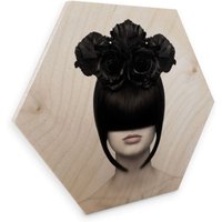 Wall-Art Holzbild "Blumen Holzbild Fashion Holzdeko", (1 St.) von Wall-Art