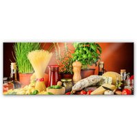 Wall-Art Küchenrückwand "Italienisch Kochen Panorama", (1 tlg.) von Wall-Art