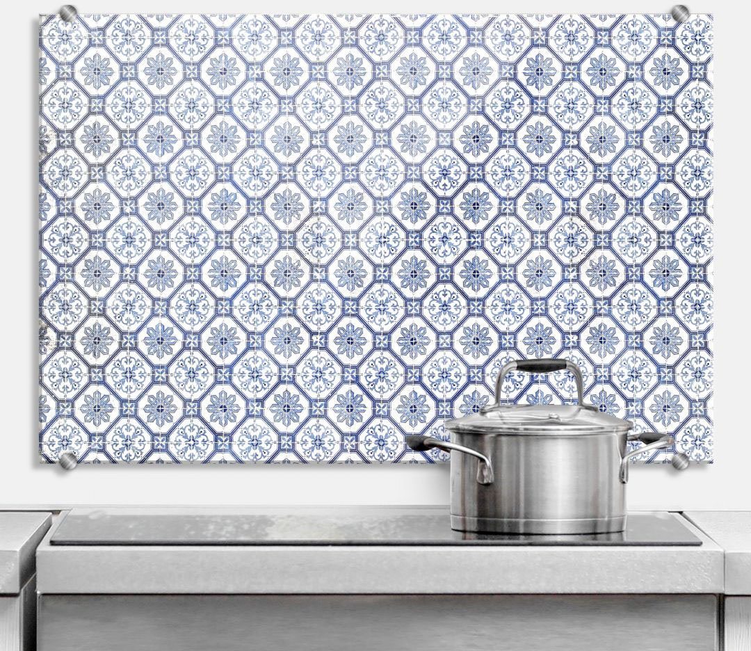 Wall-Art Küchenrückwand Spritzschutz Holland Kacheln, (1-tlg), Herd Waschbecken Wandschutz von Wall-Art