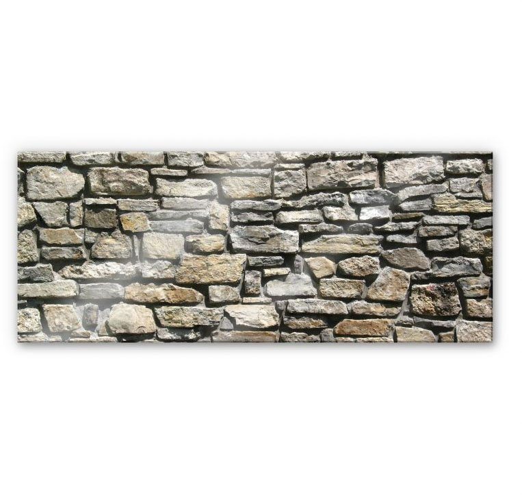 Wall-Art Küchenrückwand Steinoptik 3D Natursteinmauer, (Set, 1-tlg), Herd Waschbecken Wandschutz von Wall-Art