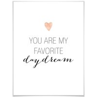 Wall-Art Poster "Daydream", Schriftzug, (1 St.) von Wall-Art