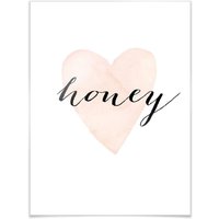Wall-Art Poster "Honey", Schriftzug, (1 St.) von Wall-Art