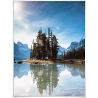 Wall-Art Poster Jasper-Nationalpark Kanada, Kanada, (1 St.), Poster, Wandbild, Bild, Wandposter von Wall-Art