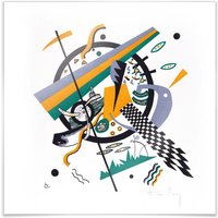 Wall-Art Poster "Kleine Welten Formel 1 abstrakt", Abstrakt, (1 St.) von Wall-Art