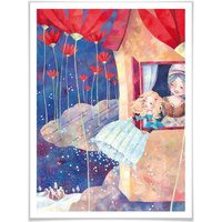 Wall-Art Poster "Märchen Wandbilder Frau Holle", Geschichten & Märchen, (1 St.) von Wall-Art