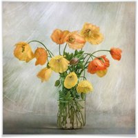 Wall-Art Poster "Mohnblumen Orange Gelb", Blumen, (1 St.) von Wall-Art