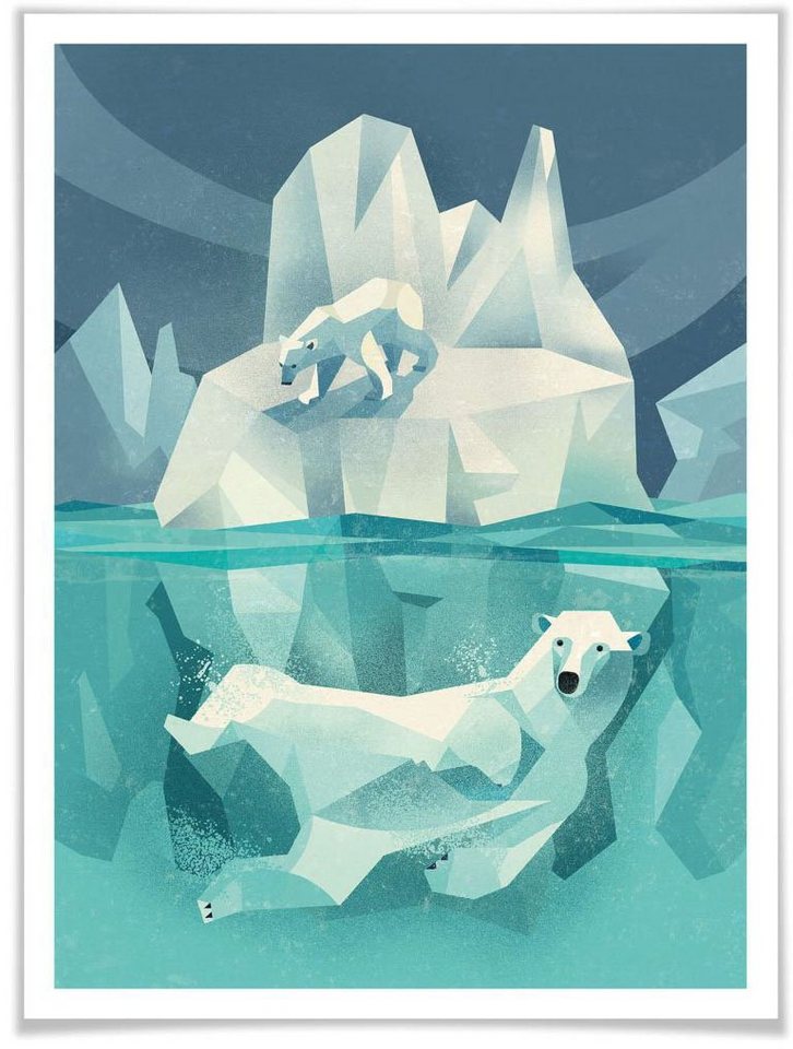 Wall-Art Poster Polar Bear, Tiere (1 St), Poster ohne Bilderrahmen von Wall-Art