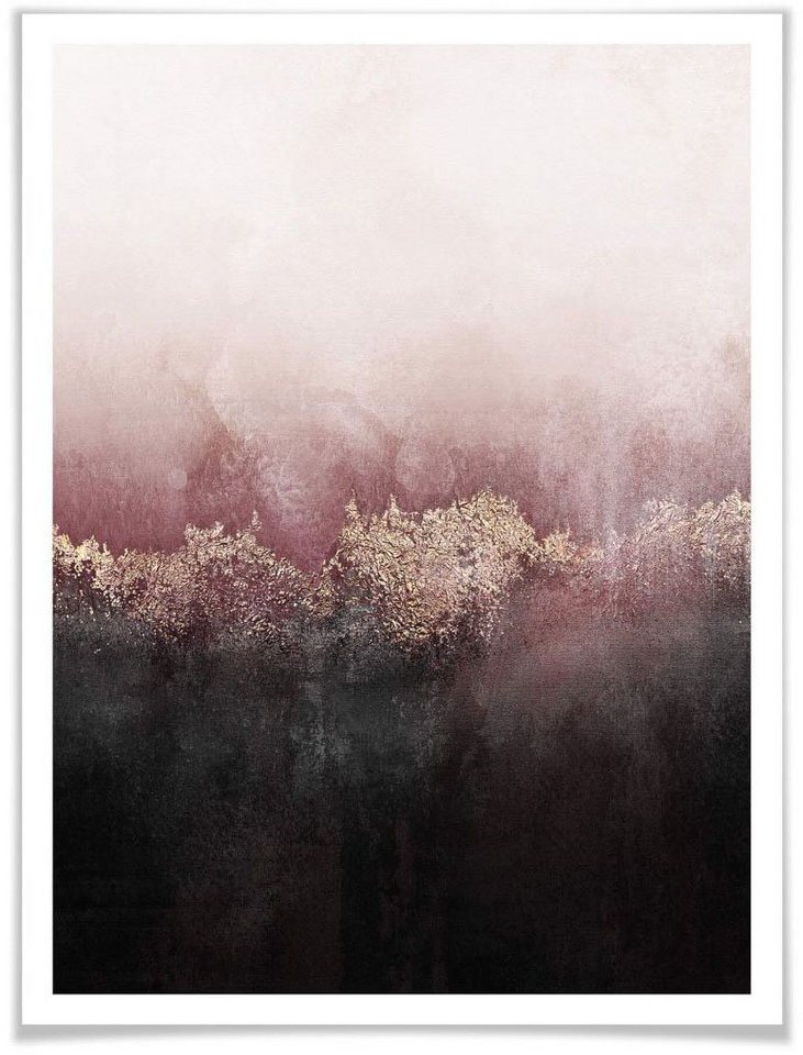 Wall-Art Poster Rosa Himmel, Himmel (1 St), Poster ohne Bilderrahmen von Wall-Art