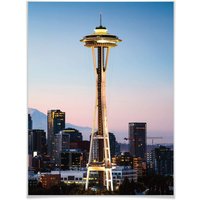 Wall-Art Poster "Space Needle Seattle", Städte, (Set, 1 St.) von Wall-Art