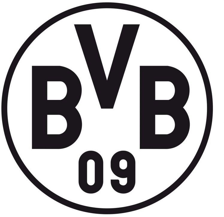 Wall-Art Wandtattoo BVB Borussia Schriftzug mit Logo (1 St), selbstklebend, entfernbar von Wall-Art