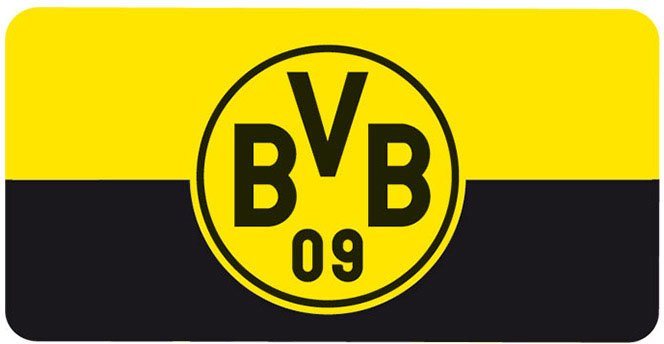 Wall-Art Wandtattoo Borussia Dortmund Banner gelb (1 St), selbstklebend, entfernbar von Wall-Art