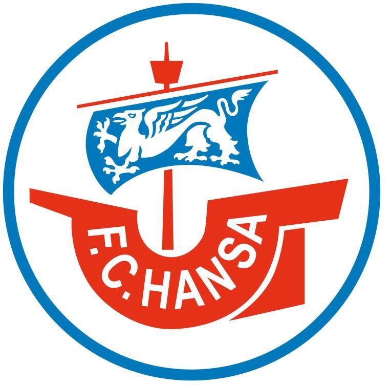 Wall-Art Wandtattoo Fußball Hansa Rostock Logo (1 St), selbstklebend, entfernbar von Wall-Art