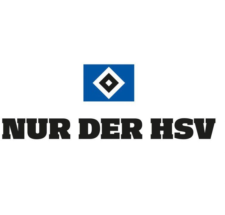 Wall-Art Wandtattoo Hamburger SV Nur der HSV (1 St), selbstklebend, entfernbar von Wall-Art