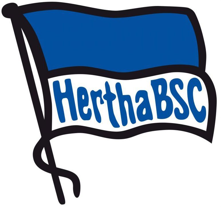 Wall-Art Wandtattoo Hertha BSC Logo Fahne (1 St), selbstklebend, entfernbar von Wall-Art