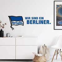 Wall-Art Wandtattoo "Hertha BSC Logo Schriftzug", (1 St.) von Wall-Art