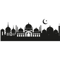 Wall-Art Wandtattoo "Skyline Islamische Stadt 120cm", (1 St.) von Wall-Art