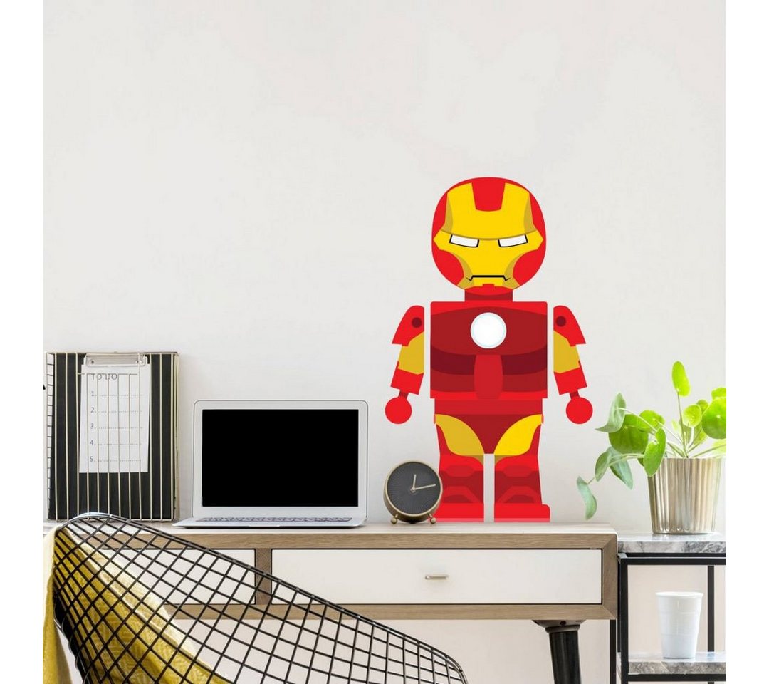 Wall-Art Wandtattoo Spielfigur Iron Man Superhero (1 St), selbstklebend, entfernbar von Wall-Art