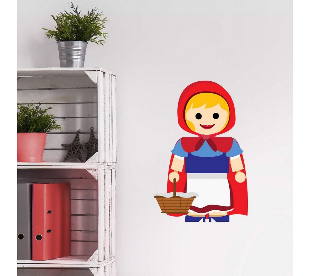Wall-Art Wandtattoo Spielfigur Rotkäppchen (1 St), selbstklebend, entfernbar von Wall-Art