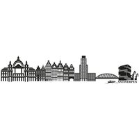 Wall-Art Wandtattoo "Stadt Skyline Antwerpen 150cm", (1 St.) von Wall-Art