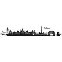 Wall-Art Wandtattoo "Stadt Skyline Budapest 120cm", (1 St.) von Wall-Art