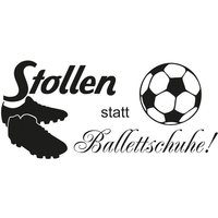 Wall-Art Wandtattoo "Stollen statt Ballettschuhe", (1 St.) von Wall-Art