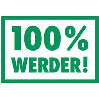 Wall-Art Wandtattoo "Werder Bremen 100%", (1 St.) von Wall-Art