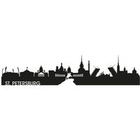 Wall-Art Wandtattoo "XXL Skyline St. Petersburg 120cm", (1 St.) von Wall-Art