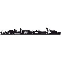 Wall-Art Wandtattoo "XXL Stadt Skyline Krefeld 100cm", (1 St.) von Wall-Art