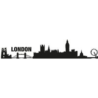 Wall-Art Wandtattoo "XXL Stadt Skyline London 120cm", (1 St.) von Wall-Art