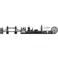 Wall-Art Wandtattoo "XXL Stadt Skyline London 120cm", (1 St.) von Wall-Art