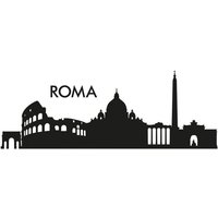 Wall-Art Wandtattoo "XXL Stadt Skyline Roma 120cm", (1 St.) von Wall-Art