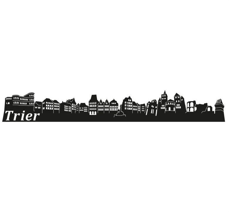 Wall-Art Wandtattoo XXL Stadt Skyline Trier 120cm (1 St), selbstklebend, entfernbar von Wall-Art