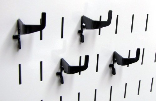 Wand Kontrolle 10-hm-r02 B 90 Grad-Schlitz Metall Haken für Stecktafel und Schlitz Werkzeug Board, 10-HM-R02 B von Wall Control