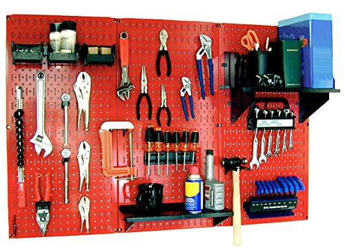 Wand Kontrolle 30-wrk-400wb Standard Werkbank Metall Stecktafel Werkzeug Organizer, 30-WRK-400RB von Wall Control