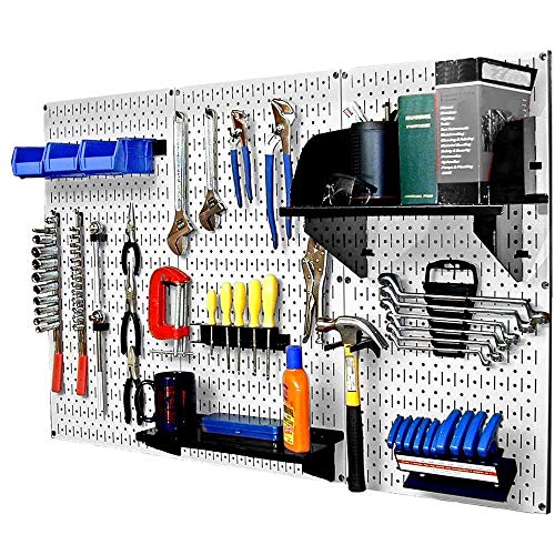 Wand Kontrolle 30-wrk-400wb Standard Werkbank Metall Stecktafel Werkzeug Organizer, 30-WRK-400WB von Wall Control