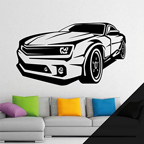 Camaro Sportauto-Silhouette, Wandaufkleber, Schwarz von Wall Designer