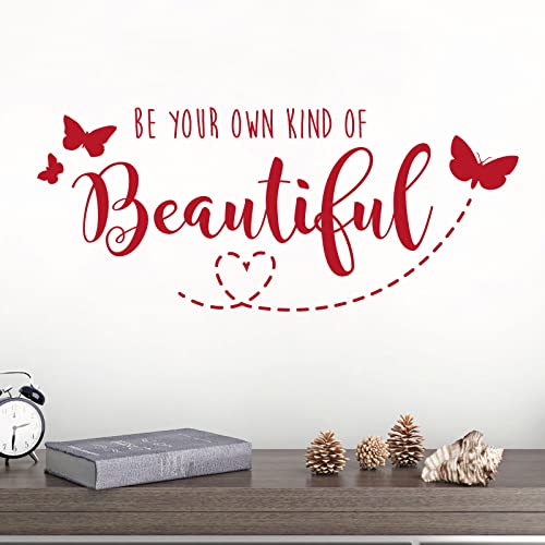 Wandsticker "Be Your Own Kind of Beautiful", Kirsche von Wall Designer