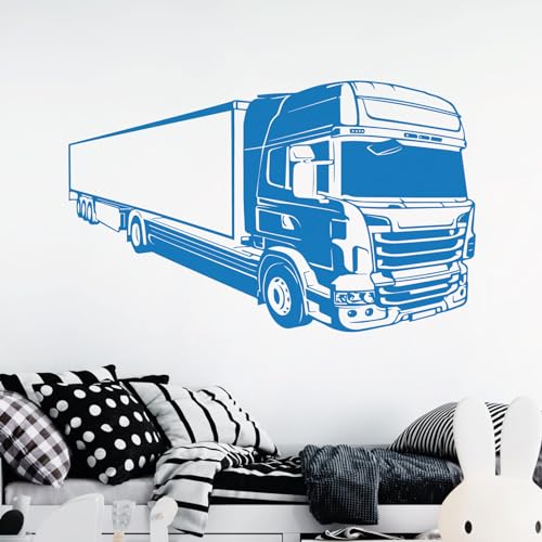 Wandtattoo / Wandaufkleber, Motiv LKW Scania Volvo LKW von Wall Designer