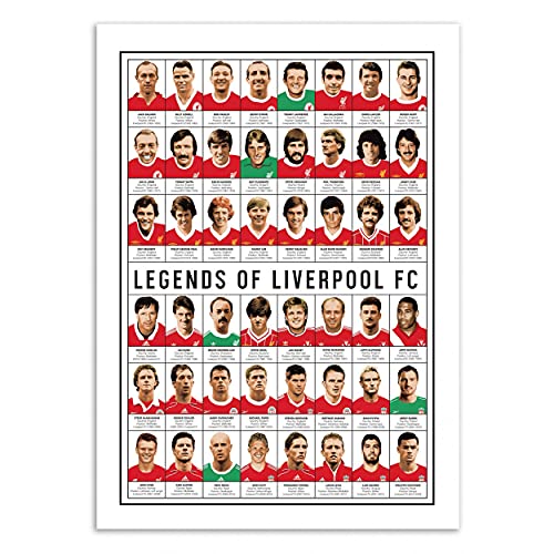 Wall Editions Art-Poster - Legends of Liverpool FC - Olivier Bourdereau von Wall Editions