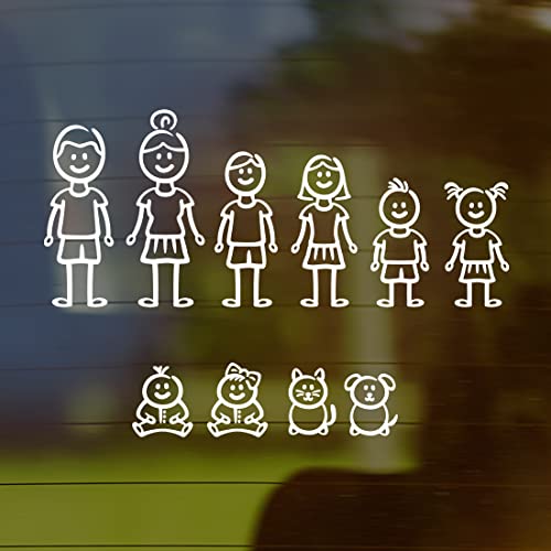 Autoaufkleber für die Familie, Fensteraufkleber, Wohnmobil, Wohnwagen, lustig, Vinyl, Grafik-Aufkleber von Wall4stickers