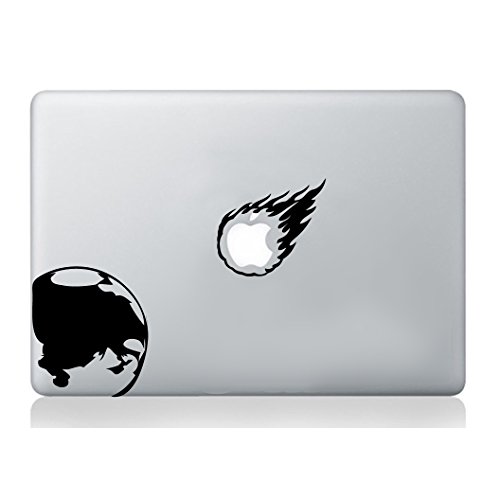 Erde Asteroid Aufkleber Apple macbook Laptop Abziehbild Kunst Grafik Vinyl lustig Wandbild von Wall4stickers