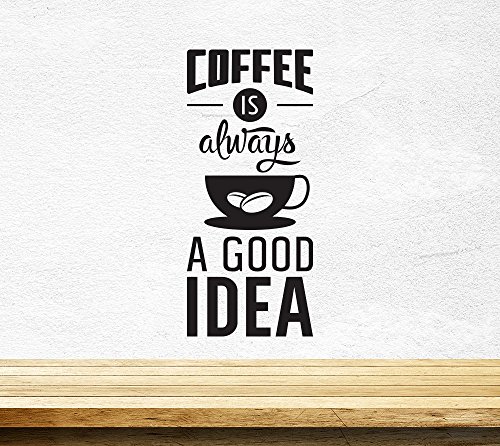 Kaffee Gut Idee Cup Kitchen Wandaufkleber Vinyl Aufkleber Art Pub-Café-Dekor Kaffee Gut Idee Cup Kitchen Wandaufkleber Vinyl Aufkleber Art Pub-Café-Dekor von Wall4stickers