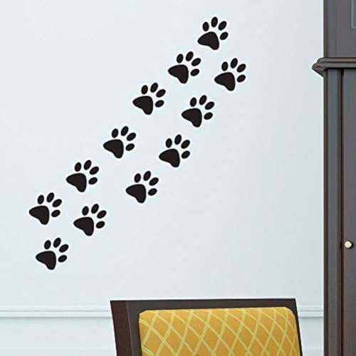 Katze tatzen hund hause Vinyl Wandaufkleber Dekor Aufkleber Wandbild Kätzchen Pet auto fenster grafik raum dekoration tapete von Wall4stickers
