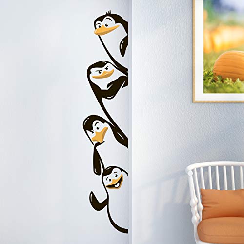 Pinguin-Wandaufkleber Vinyl Pinguin-Motiv für KücheSchlafzimmerLichtdekoration Kinderzimmer Junge Tier-Aufkleber Kühlschrank-Schalter Kinderzimmer selbstklebendes Material Regal Wohnzimmer Fenster von Wall4stickers
