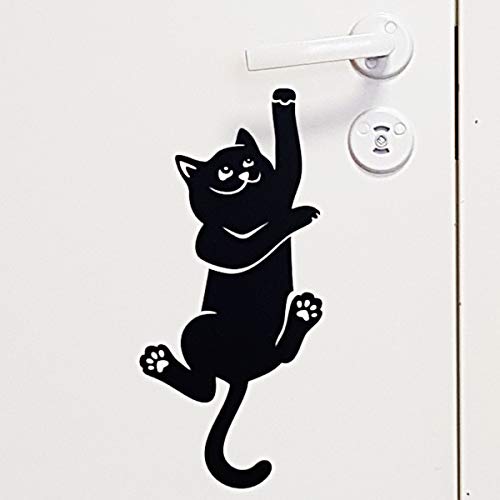 Wall4stickers Katze Wandaufkleber türgriff lichtschalter Steckdose Wandaufkleber Vinyl Aufkleber Wandhauptdekoration Steckdose kinderzimmer kinderzimmer kinderzimmer von Wall4stickers